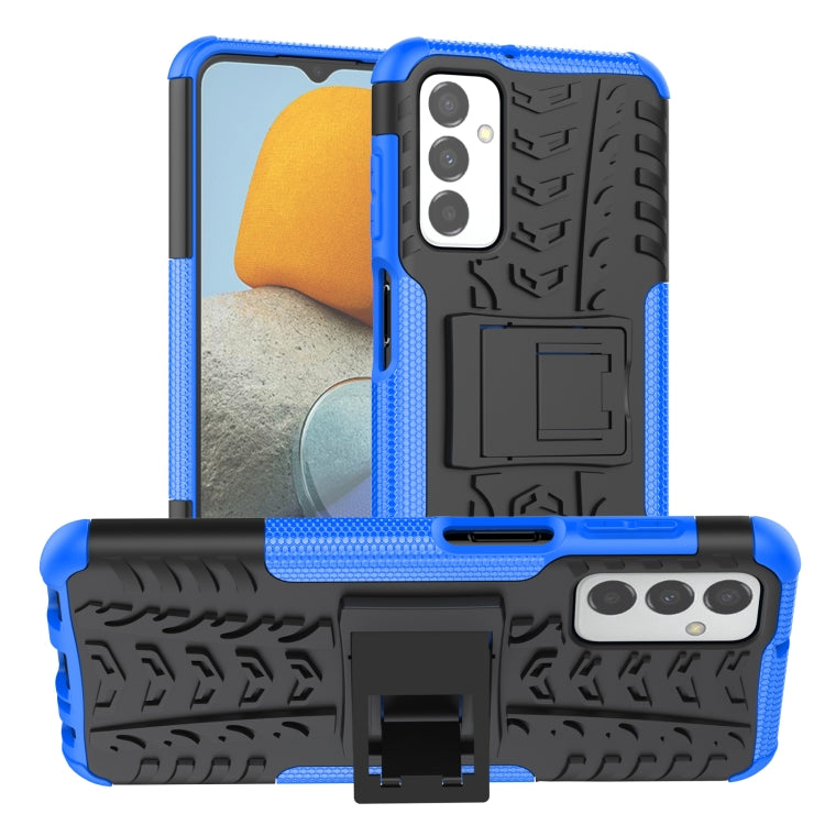 Tire Texture TPU + PC Phone Case with Holder, For vivo Y75 / Y55 / T1 5G, For Samsung Galaxy M23 / F23 5G