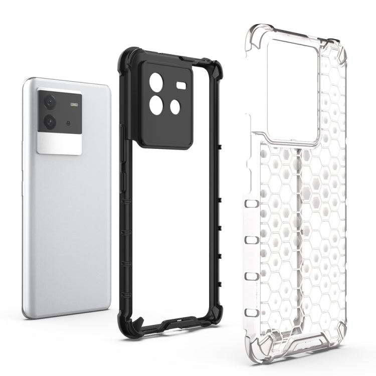 Shockproof Honeycomb PC + TPU Protective Case, For vivo iQOO Neo6 5G China, For OPPO Realme C31 4G, For vivo X80 Pro 5G China