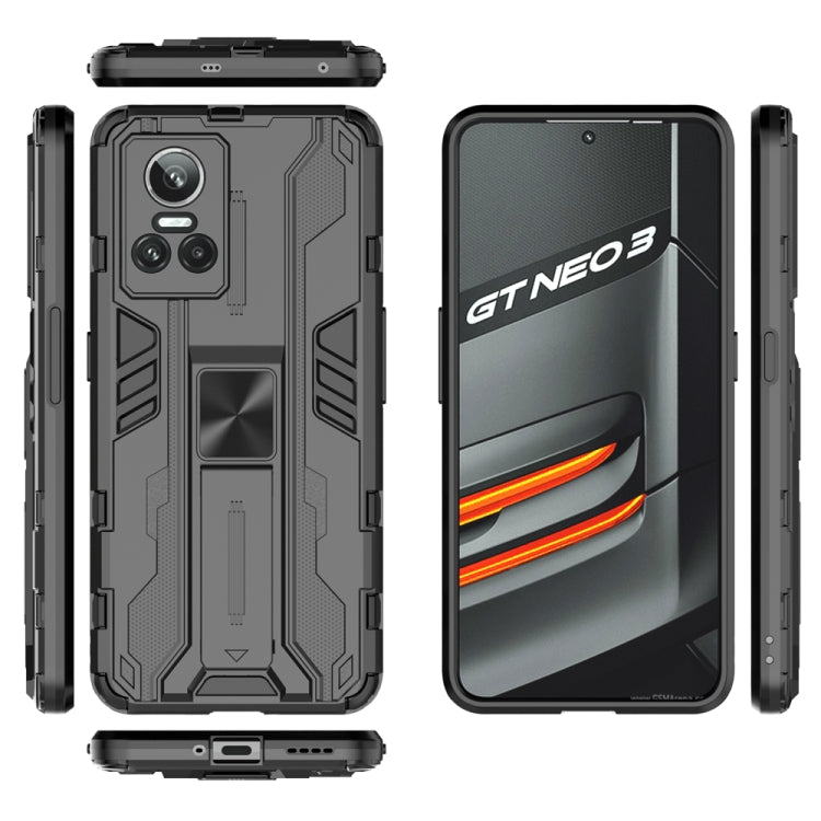 Supersonic PC + TPU Shock-proof Protective Phone Case with Holder, For OPPO Realme GT Neo3 5G China, For vivo iQOO Neo6 5G China