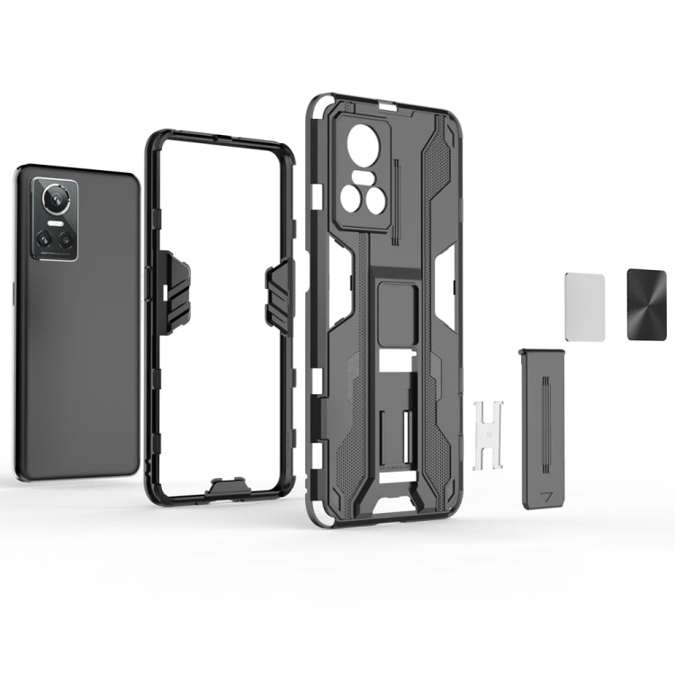 Supersonic PC + TPU Shock-proof Protective Phone Case with Holder, For OPPO Realme GT Neo3 5G China, For vivo iQOO Neo6 5G China