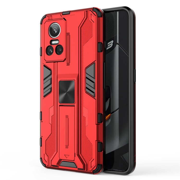 Supersonic PC + TPU Shock-proof Protective Phone Case with Holder, For OPPO Realme GT Neo3 5G China, For vivo iQOO Neo6 5G China