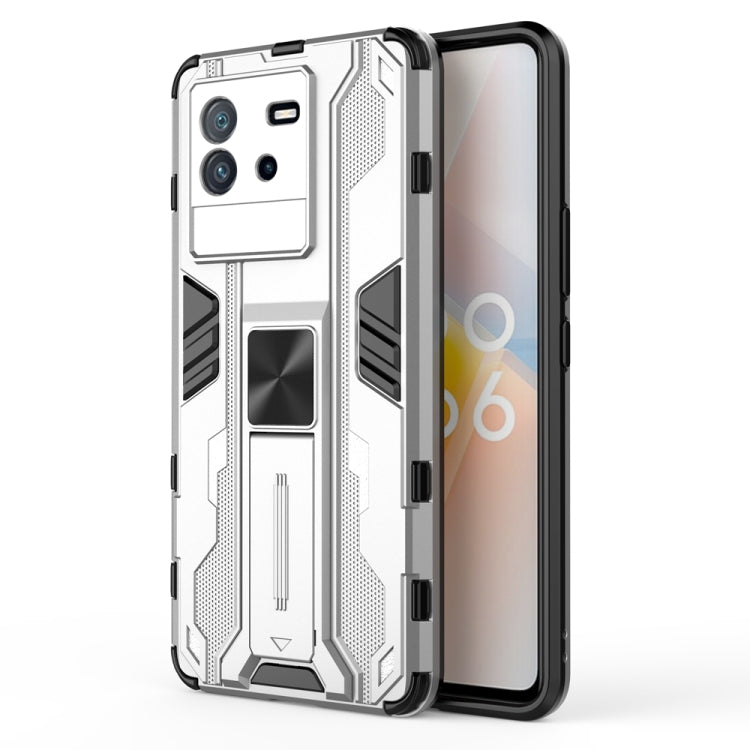 Supersonic PC + TPU Shock-proof Protective Phone Case with Holder, For OPPO Realme GT Neo3 5G China, For vivo iQOO Neo6 5G China