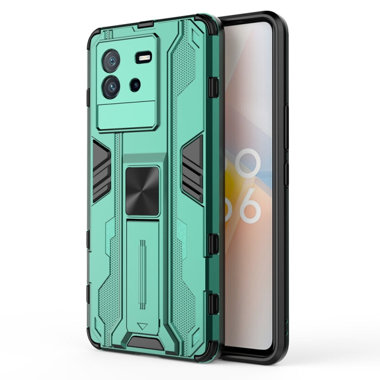 Supersonic PC + TPU Shock-proof Protective Phone Case with Holder, For OPPO Realme GT Neo3 5G China, For vivo iQOO Neo6 5G China