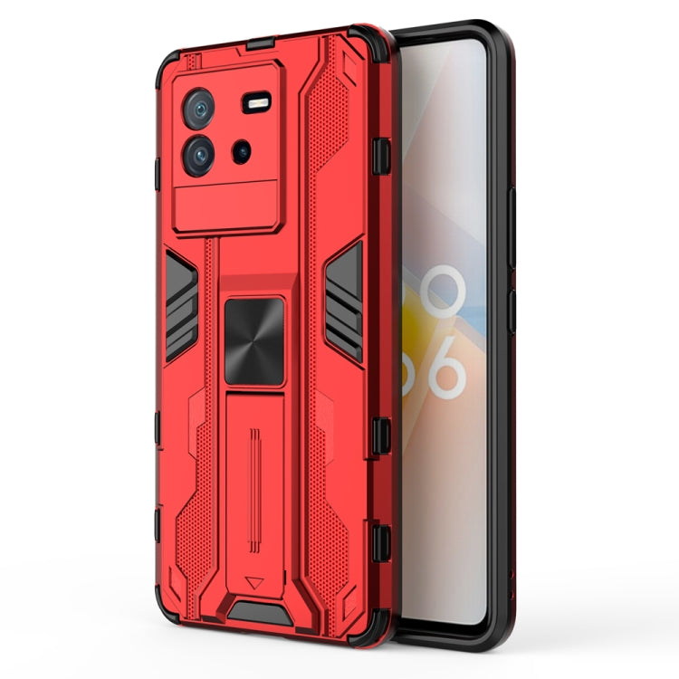 Supersonic PC + TPU Shock-proof Protective Phone Case with Holder, For OPPO Realme GT Neo3 5G China, For vivo iQOO Neo6 5G China