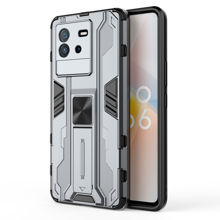 Supersonic PC + TPU Shock-proof Protective Phone Case with Holder, For OPPO Realme GT Neo3 5G China, For vivo iQOO Neo6 5G China