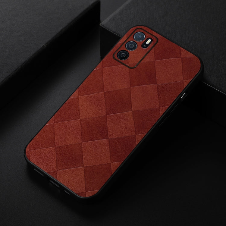 Weave Plaid PU Phone Case, For OPPO A16, For OPPO A76, For Vivo X80 Pro, For Vivo X80