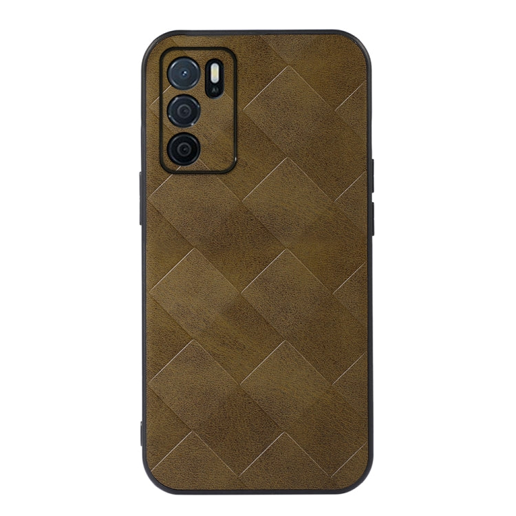 Weave Plaid PU Phone Case, For OPPO A16, For OPPO A76, For Vivo X80 Pro, For Vivo X80