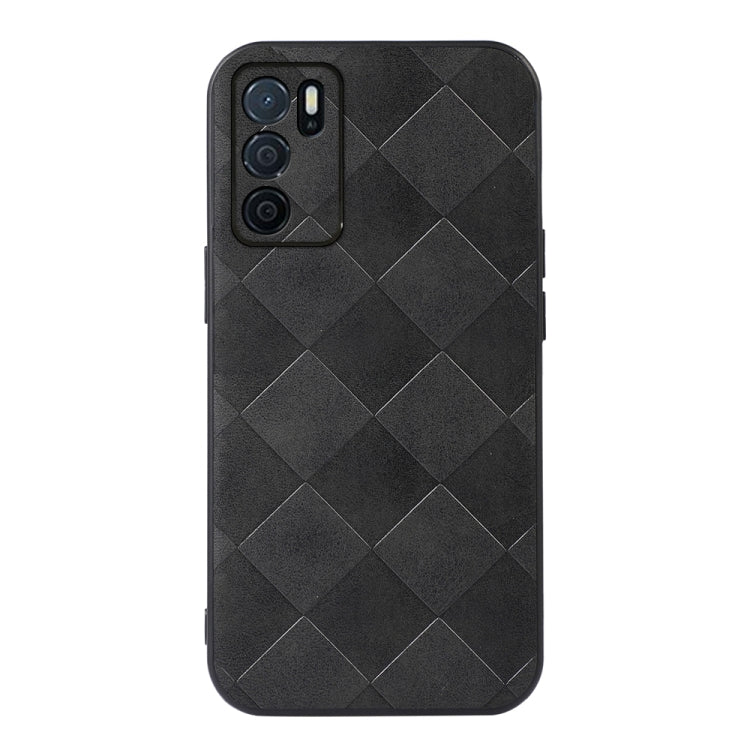 Weave Plaid PU Phone Case, For OPPO A16, For OPPO A76, For Vivo X80 Pro, For Vivo X80