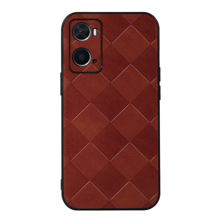 Weave Plaid PU Phone Case, For OPPO A16, For OPPO A76, For Vivo X80 Pro, For Vivo X80