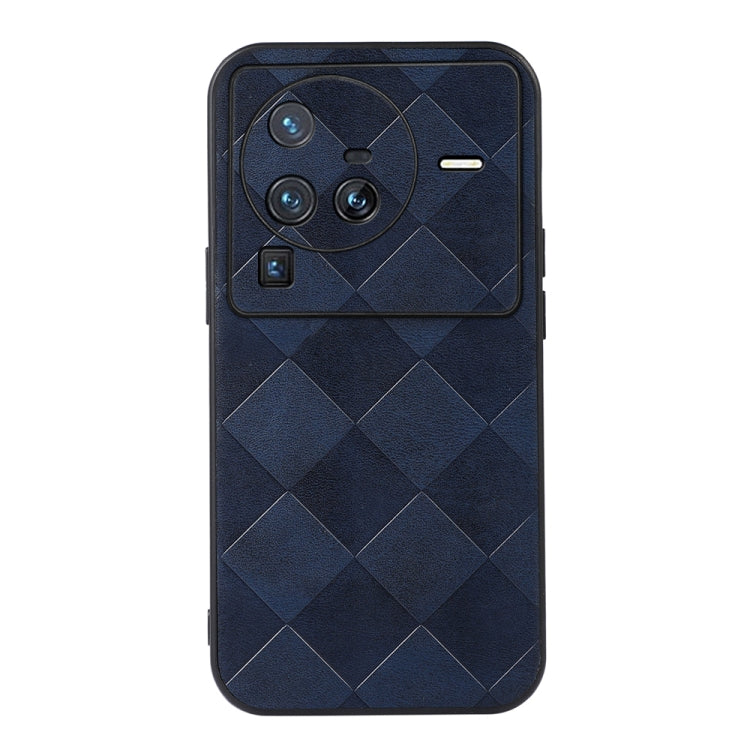 Weave Plaid PU Phone Case, For OPPO A16, For OPPO A76, For Vivo X80 Pro, For Vivo X80