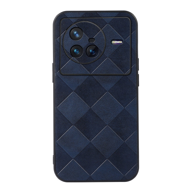 Weave Plaid PU Phone Case, For OPPO A16, For OPPO A76, For Vivo X80 Pro, For Vivo X80