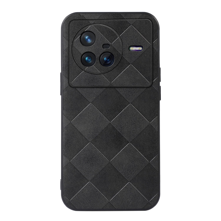 Weave Plaid PU Phone Case, For OPPO A16, For OPPO A76, For Vivo X80 Pro, For Vivo X80