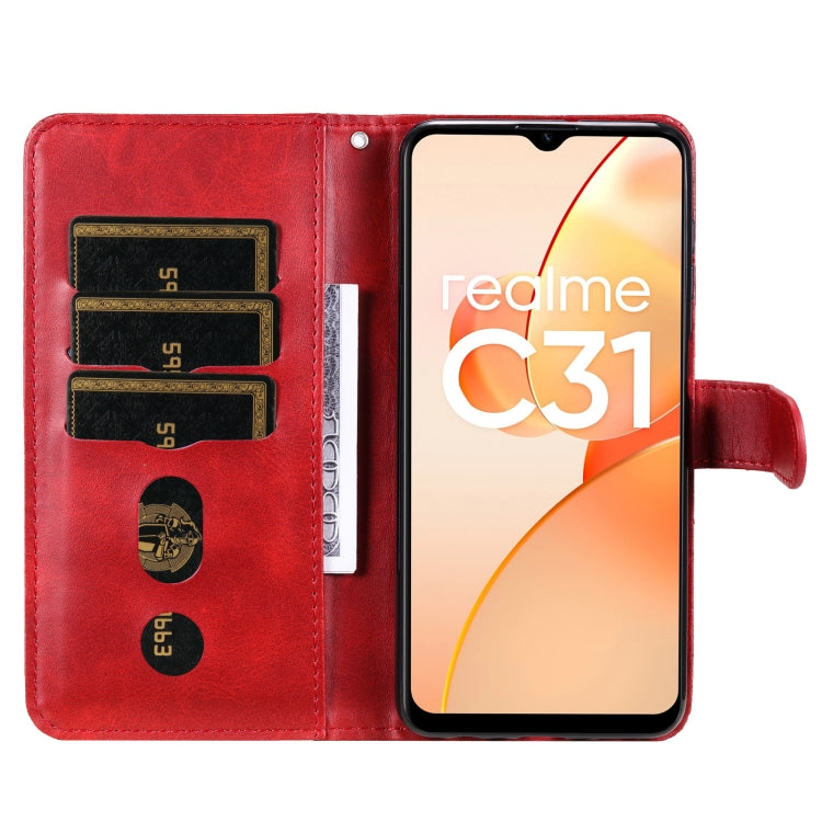 Fashion Calf Texture Zipper Horizontal Flip Leather Case, For OPPO Realme C31, For OPPO Reno7 Pro 5G China &amp; Global