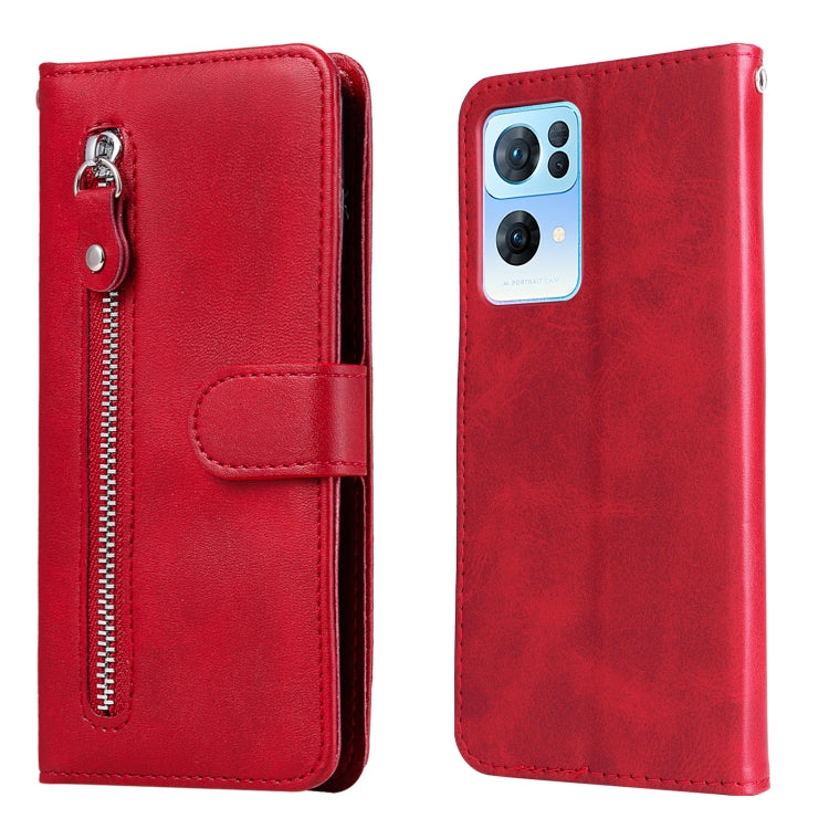 Fashion Calf Texture Zipper Horizontal Flip Leather Case, For OPPO Realme C31, For OPPO Reno7 Pro 5G China &amp; Global