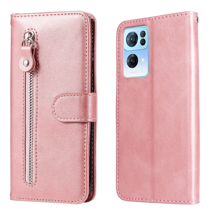 Fashion Calf Texture Zipper Horizontal Flip Leather Case, For OPPO Realme C31, For OPPO Reno7 Pro 5G China &amp; Global