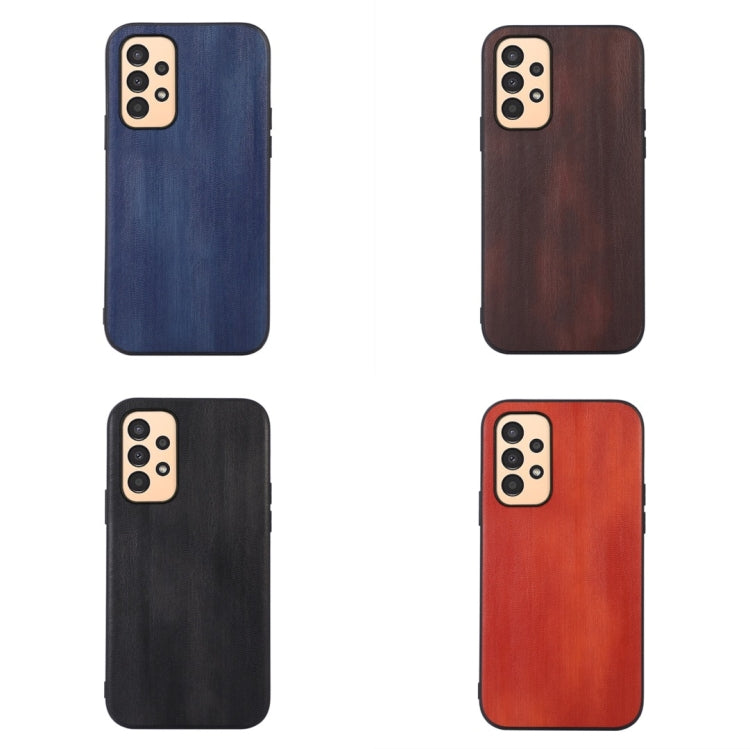 Yellow Cow Texture PU Phone Case, For Samsung Galaxy A13 4G