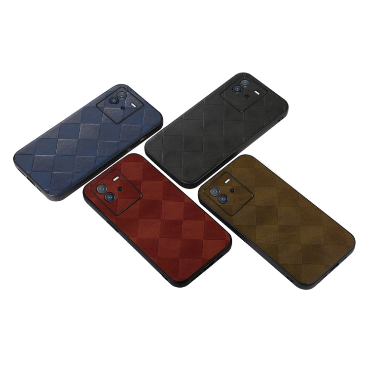 Weave Plaid PU Phone Case, For vivo iQOO Neo6, For Xiaomi 12 Lite, For Samsung Galaxy A13 4G, For Samsung Galaxy M23 / F23 5G