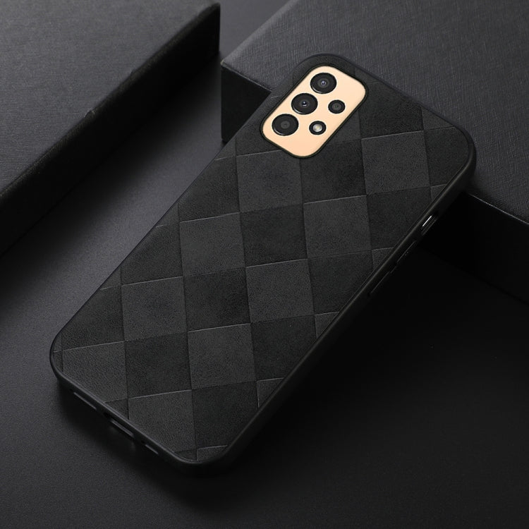 Weave Plaid PU Phone Case, For Samsung Galaxy A13 4G