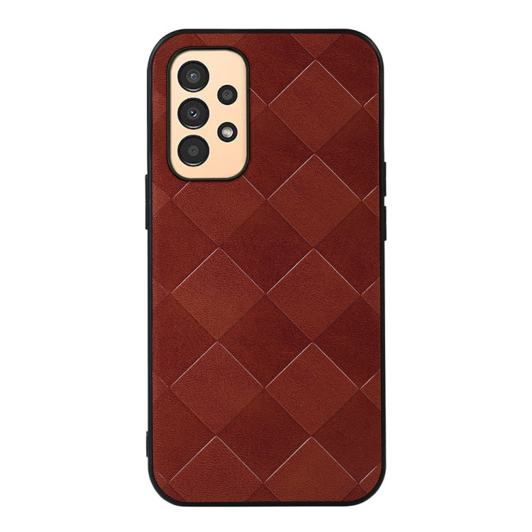 Weave Plaid PU Phone Case, For Samsung Galaxy A13 4G