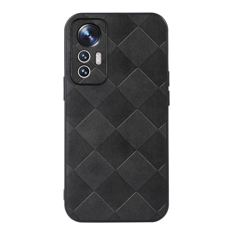 Weave Plaid PU Phone Case