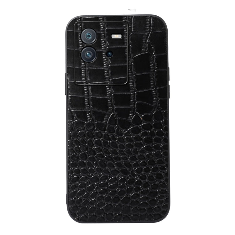 Crocodile Top Layer Cowhide Leather Phone Case, For vivo iQOO Neo6, For Samsung Galaxy A13 4G, For Samsung Galaxy M23 / F23 5G, For Xiaomi 12 Lite