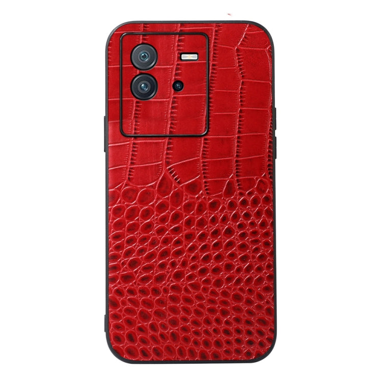 Crocodile Top Layer Cowhide Leather Phone Case, For vivo iQOO Neo6, For Samsung Galaxy A13 4G, For Samsung Galaxy M23 / F23 5G, For Xiaomi 12 Lite