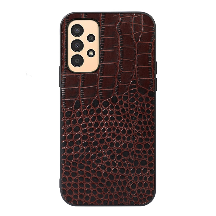 Crocodile Top Layer Cowhide Leather Phone Case