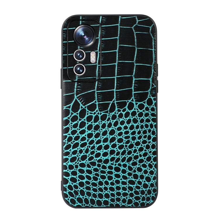 Crocodile Top Layer Cowhide Leather Phone Case