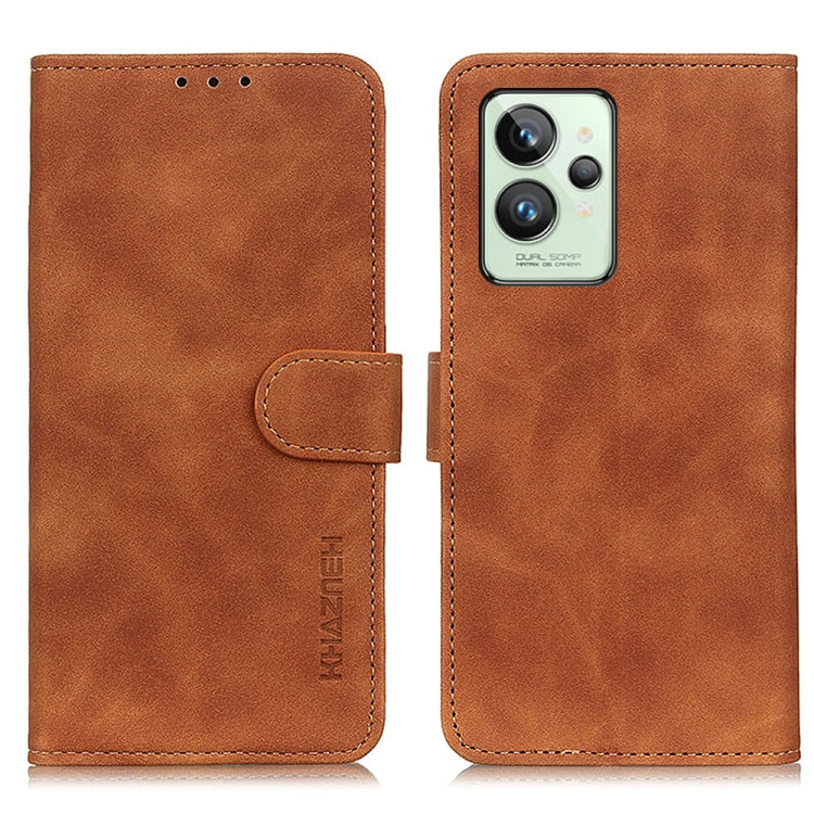 KHAZNEH Retro Texture Horizontal Flip Leather Phone Case, For OPPO Realme GT2 Pro, For TCL 30 Z, For Honor 50 SE / Huawei Nova 9 SE, For Xiaomi Poco F4 GT 5G