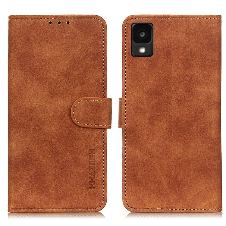 KHAZNEH Retro Texture Horizontal Flip Leather Phone Case, For OPPO Realme GT2 Pro, For TCL 30 Z, For Honor 50 SE / Huawei Nova 9 SE, For Xiaomi Poco F4 GT 5G