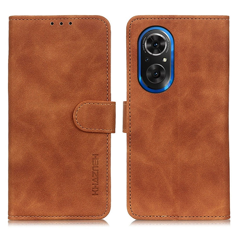 KHAZNEH Retro Texture Horizontal Flip Leather Phone Case, For OPPO Realme GT2 Pro, For TCL 30 Z, For Honor 50 SE / Huawei Nova 9 SE, For Xiaomi Poco F4 GT 5G