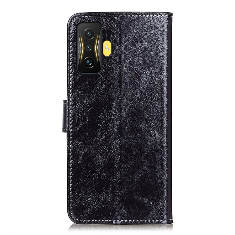 Retro Crazy Horse Texture Leather Phone Case, For Xiaomi Poco F4 GT 5G
