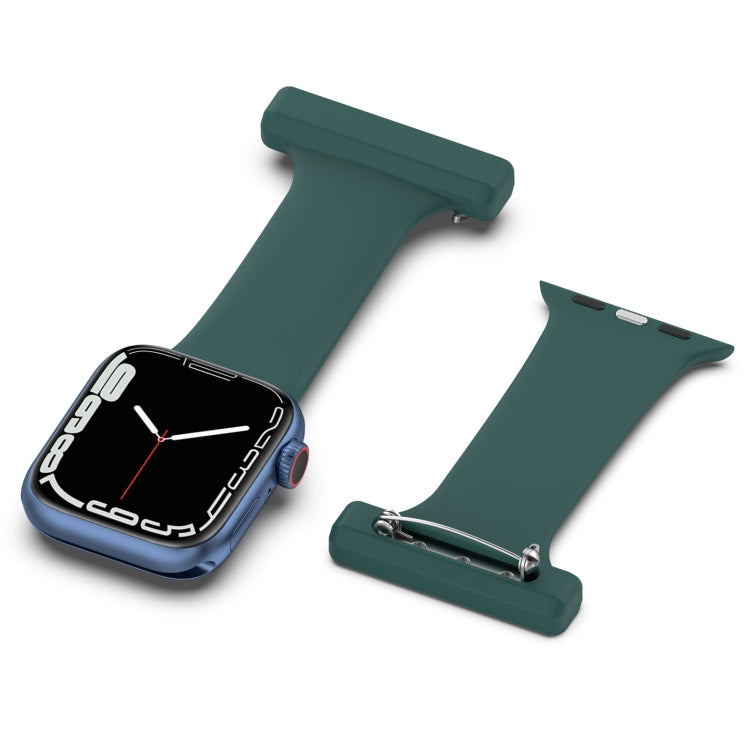 Silicone Nurse Watch Band For Apple Watch Series, 7 41mm / 6&amp;SE&amp;5&amp;4 40mm / 3&amp;2&amp;1 38mm, 7 45mm / 6&amp;SE&amp;5&amp;4 44mm / 3&amp;2&amp;1 42mm