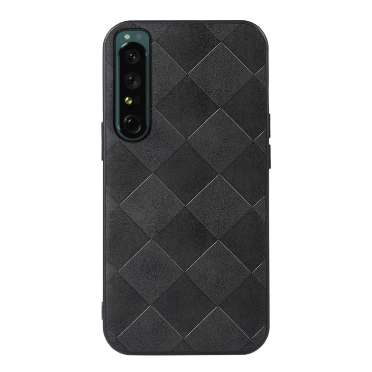 Weave Plaid PU Phone Case, For OPPO Reno7 5G International Version / Find X5 Lite, For OPPO Reno7 5G Chinese Version, For OPPO Reno7 Pro, For Sony Xperia 1 IV, For Samsung Galaxy M33 5G