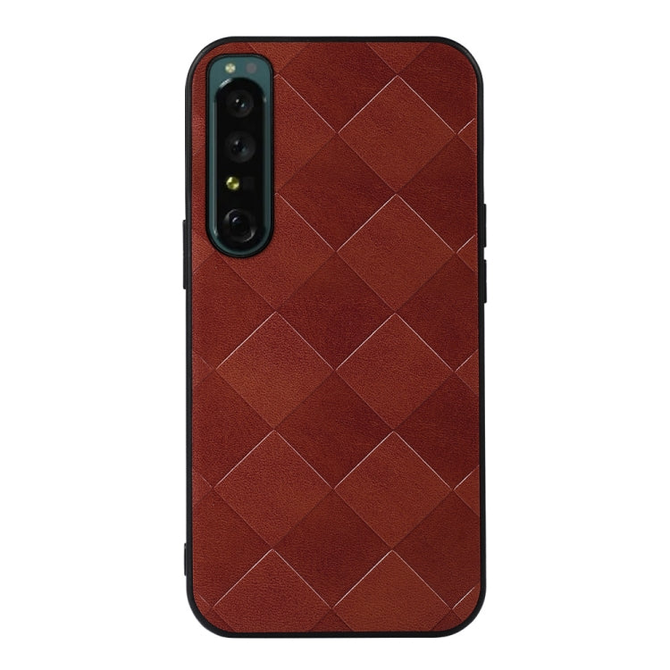 Weave Plaid PU Phone Case, For OPPO Reno7 5G International Version / Find X5 Lite, For OPPO Reno7 5G Chinese Version, For OPPO Reno7 Pro, For Sony Xperia 1 IV