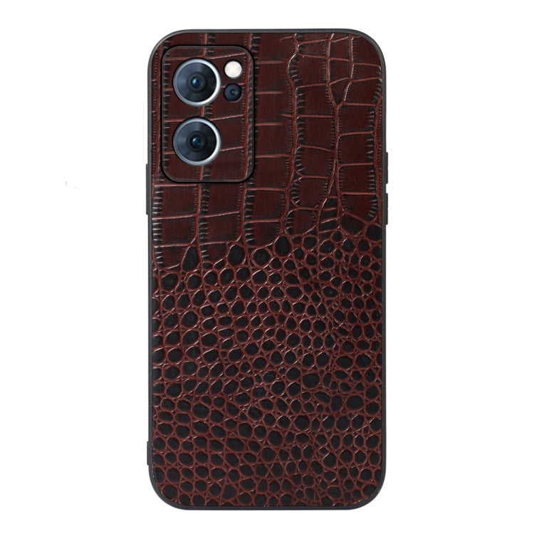 Crocodile Texture Genuine Leather Phone Case, For OPPO Reno7 5G International Version / Find X5 Lite, For OPPO Reno7 5G Chinese Version, For OPPO Reno7 Pro, For Sony Xperia 1 IV, For Samsung Galaxy M33 5G