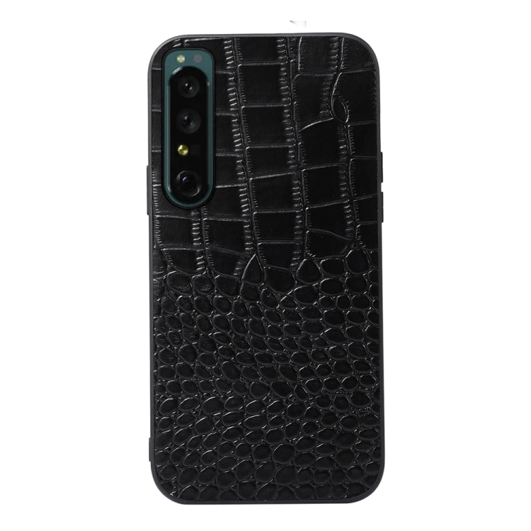 Crocodile Texture Genuine Leather Phone Case, For OPPO Reno7 5G International Version / Find X5 Lite, For OPPO Reno7 5G Chinese Version, For OPPO Reno7 Pro, For Sony Xperia 1 IV, For Samsung Galaxy M33 5G