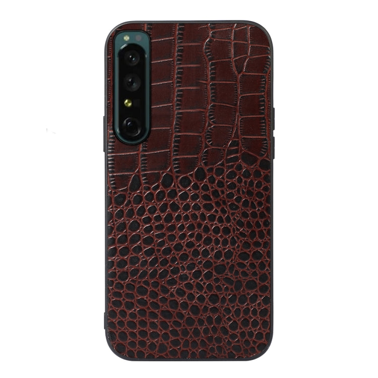 Crocodile Texture Genuine Leather Phone Case, For OPPO Reno7 5G International Version / Find X5 Lite, For OPPO Reno7 5G Chinese Version, For OPPO Reno7 Pro, For Sony Xperia 1 IV, For Samsung Galaxy M33 5G