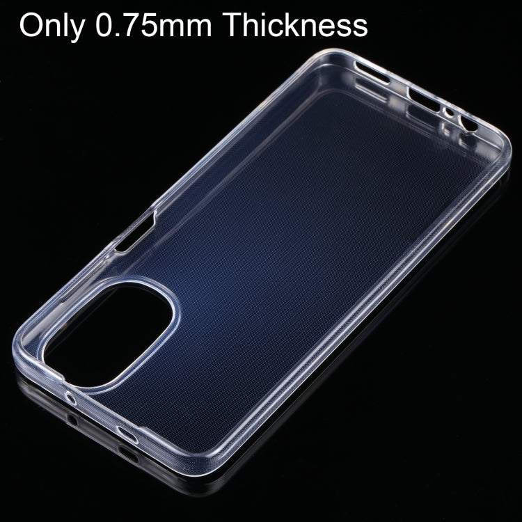 0.75mm Ultra-thin Transparent TPU Phone Case, For Motorola Moto G52, For OnePlus Ace, For OPPO K10, For OPPO K10 Pro, For vivo S15e