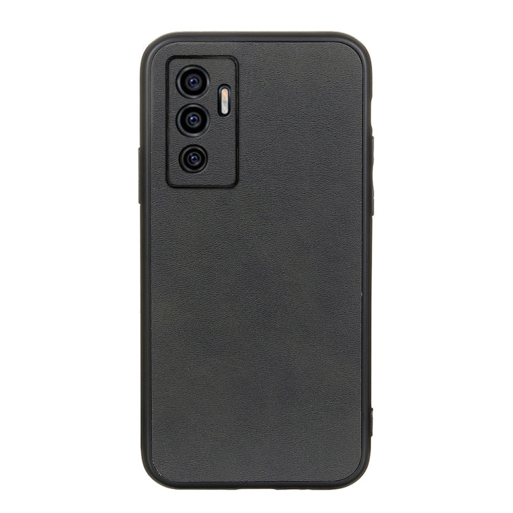 Accurate Hole Two-color Calf Texture PU Phone Case, For vivo S10e 5G / V23e, For vivo S12 5G / V23 5G, For vivo Y32 China / Y21s / Y33s / Y21t