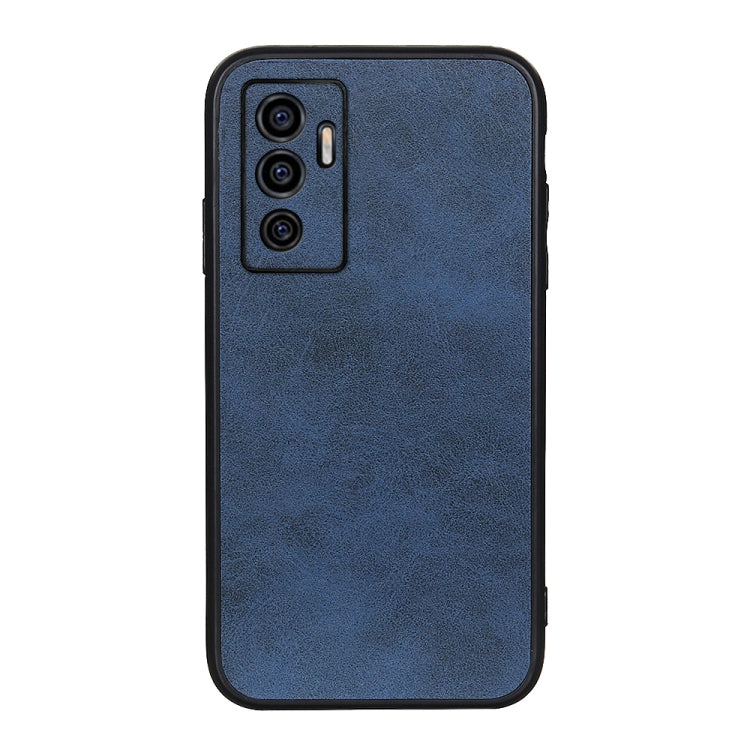 Accurate Hole Two-color Calf Texture PU Phone Case, For vivo S10e 5G / V23e, For vivo S12 5G / V23 5G, For vivo Y32 China / Y21s / Y33s / Y21t