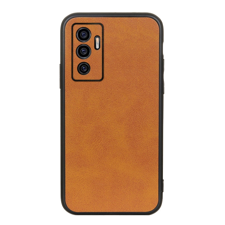 Accurate Hole Two-color Calf Texture PU Phone Case