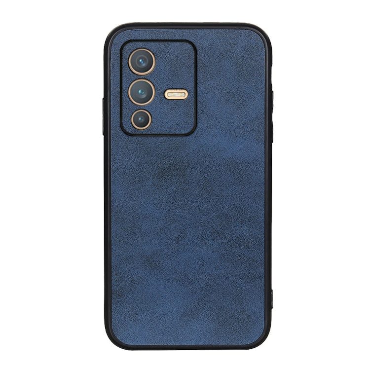 Accurate Hole Two-color Calf Texture PU Phone Case, For vivo S10e 5G / V23e, For vivo S12 5G / V23 5G, For vivo Y32 China / Y21s / Y33s / Y21t