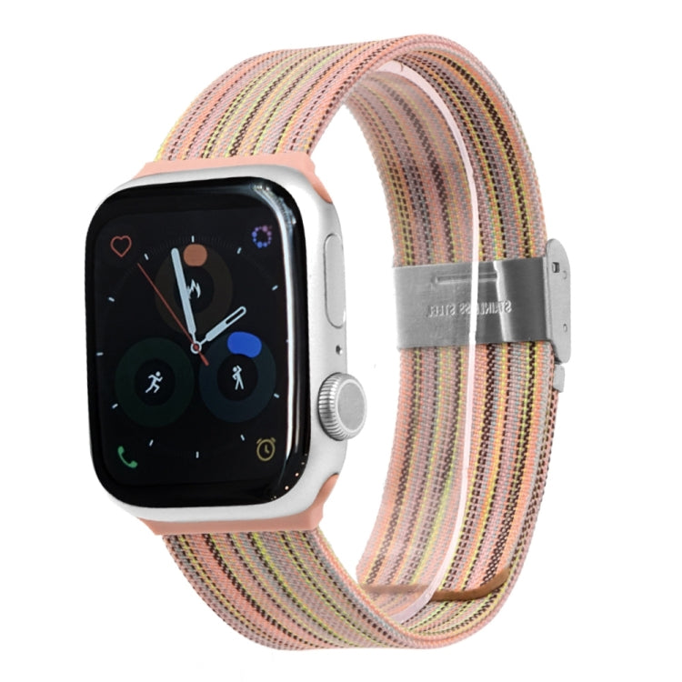 Cloth Watch Band For Apple Watch Series, 7 41mm / 6&amp;SE&amp;5&amp;4 40mm / 3&amp;2&amp;1 38mm, 7 45mm / 6&amp;SE&amp;5&amp;4 44mm / 3&amp;2&amp;1 42mm