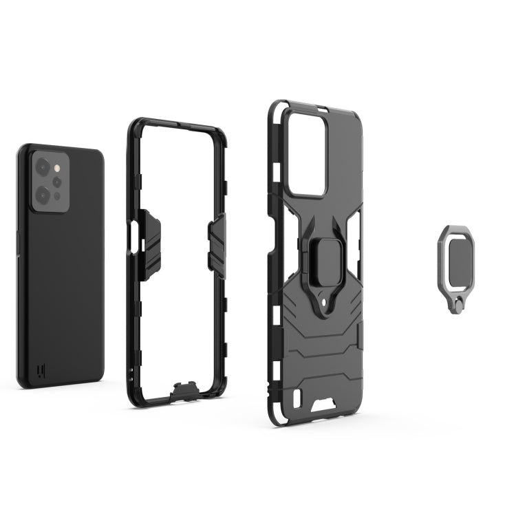 Magnetic Ring Holder PC + TPU Phone Case, For OPPO Realme C31