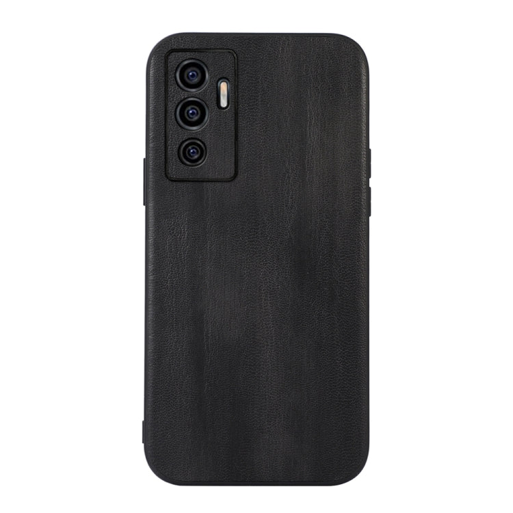 Yellow Cow Texture PU Phone Case, For vivo S10e 5G / V23e, For vivo Y75 5G