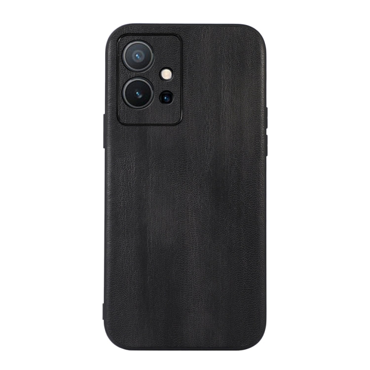 Yellow Cow Texture PU Phone Case, For vivo S10e 5G / V23e, For vivo Y75 5G