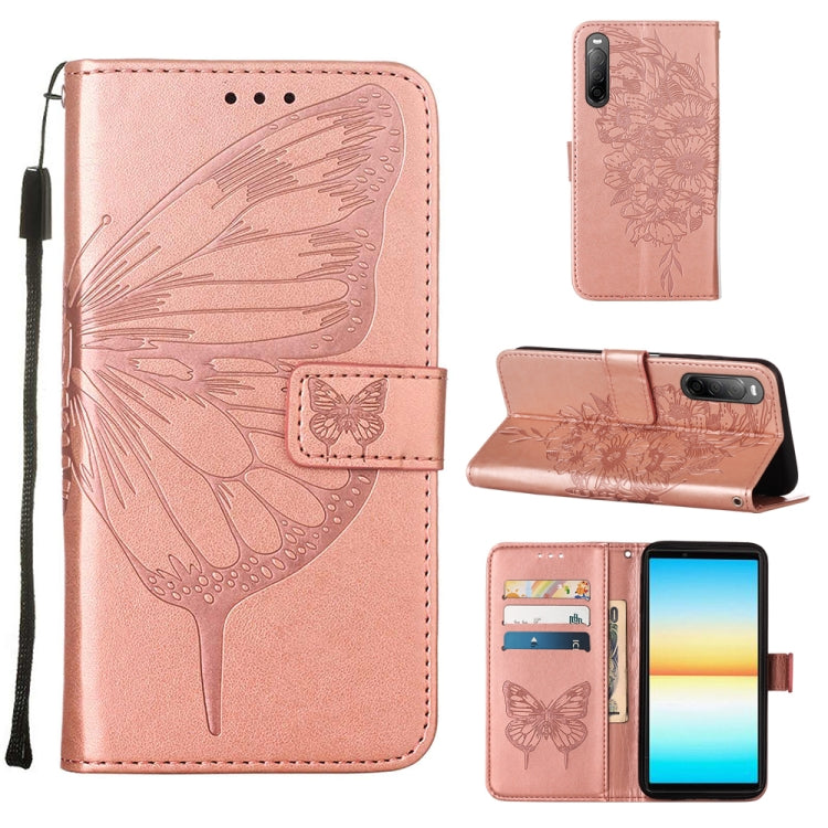 Embossed Butterfly Leather Phone Case, For OPPO Reno7 4G/F21 Pro, For Sony Xperia 1 IV, For Sony Xperia 10 IV