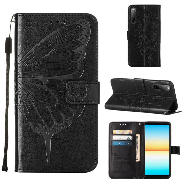 Embossed Butterfly Leather Phone Case, For OPPO Reno7 4G/F21 Pro, For Sony Xperia 1 IV, For Sony Xperia 10 IV