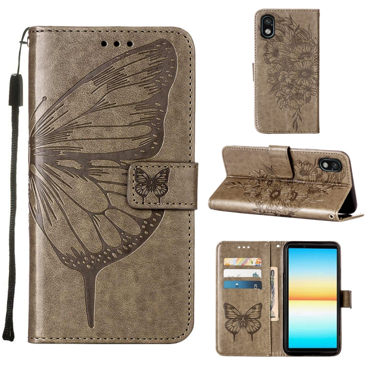 Embossed Butterfly Leather Phone Case, For Sony Xperia ACE III, For Xiaomi Redmi 10A, For Samsung Galaxy M33 5G